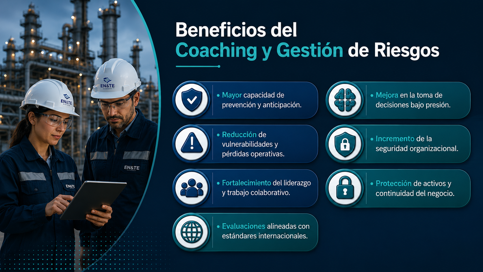BENEFICIOS DEL COACHING Y GESTIÓN DE RIESGOS